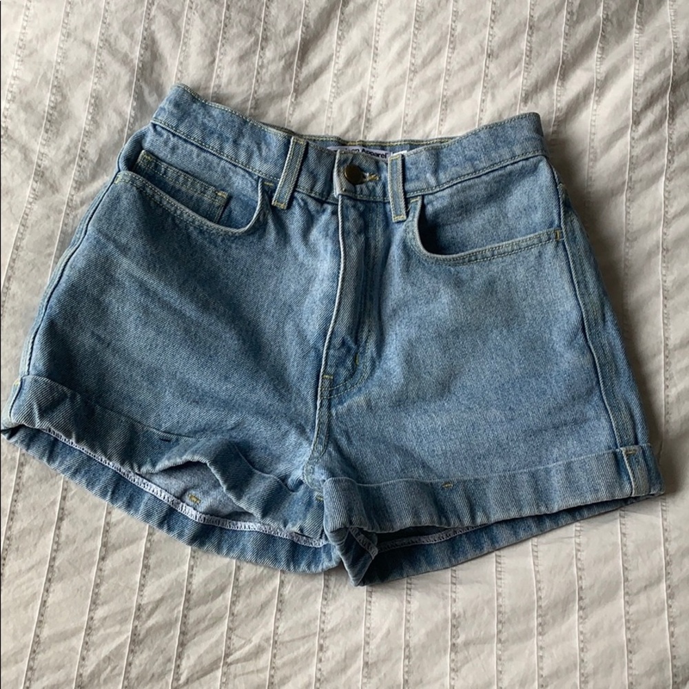 American apparel high waisted shorts size 26